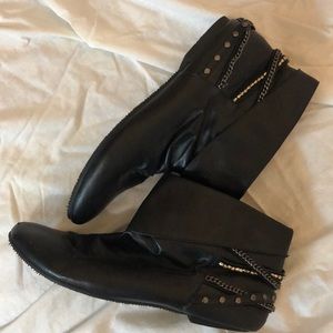 Chain Ankle Boots